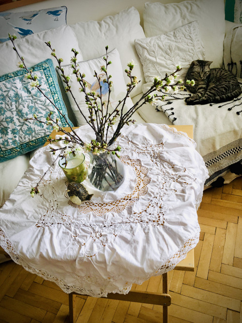 Ubrus vintage starobylý — foto 1