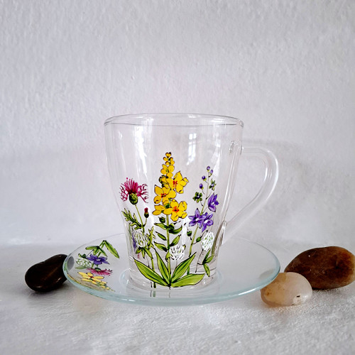Verbascum - 260 ml - ruční malba