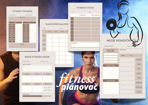 Fitness plánovač Pdf k tisku