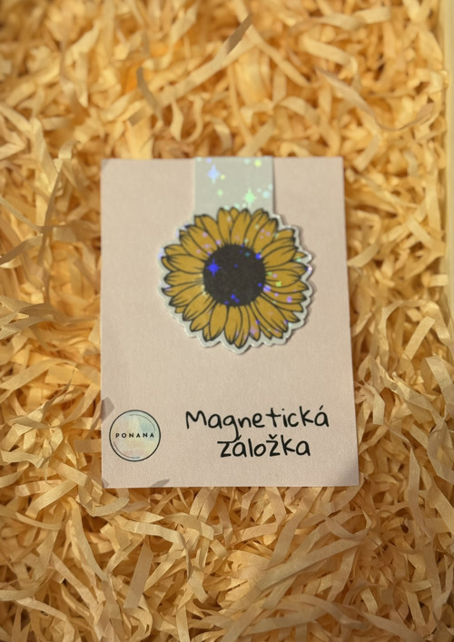 Magnetická záložka - slunečnice