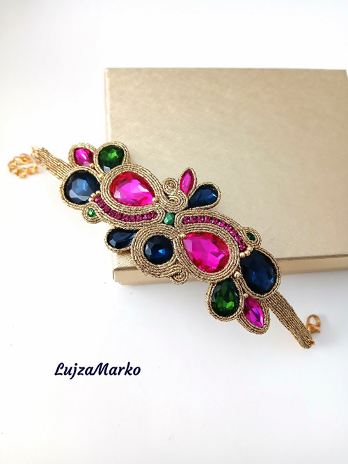 Johana soutache / sutaš náramek