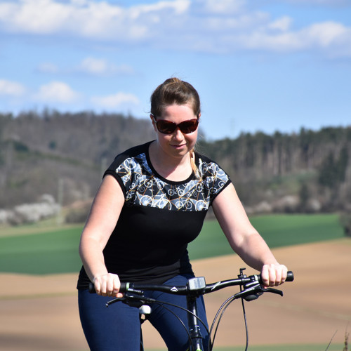 Dámské tričko - Cyklo, vel. 32-48