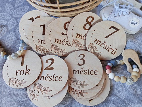Milníky KVĚTINA 12 ks