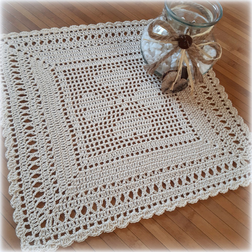 Dečka 40x40 srdíčka