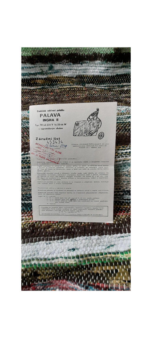Zahřívací poduška — foto 1