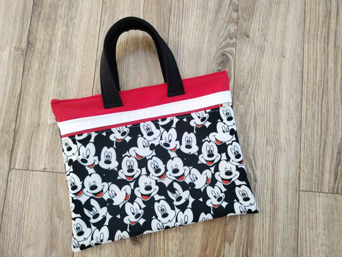 MICKEY obal a Albi tužku s knihou - SOFTSHELL