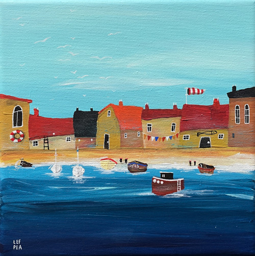 Blue harbor - 20x20cm — foto 1