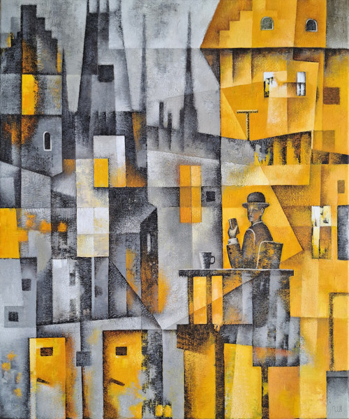 Tonight – originální obraz, olej na plátně 60×50cm