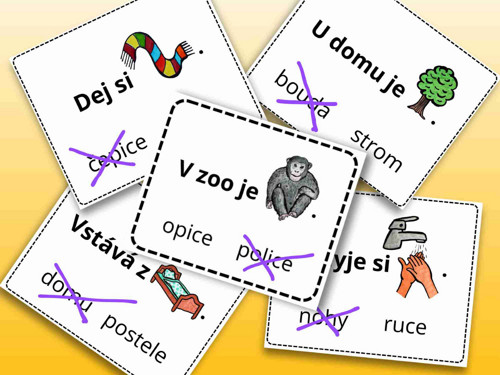 ŠKRTNI ŠPATNOU ODPOVĚĎ - porozumění textu (pdf)