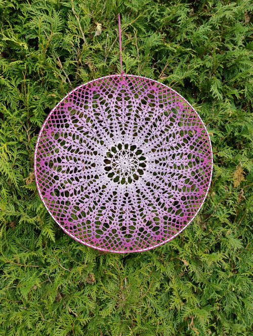 Háčkovaná mandala