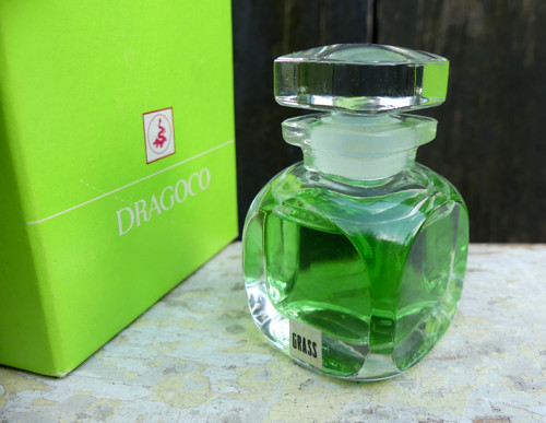 Dragoco Grass...retro vůně, skleněná lahvička — foto 1