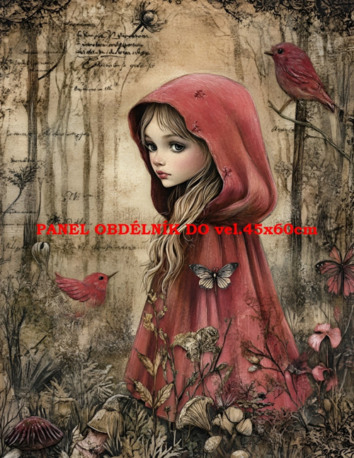Bavlněný panel 11x15 cm - skladem