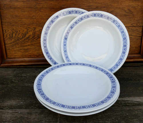 Z jídelny...porcelánové talíře hluboké, 4 kusy