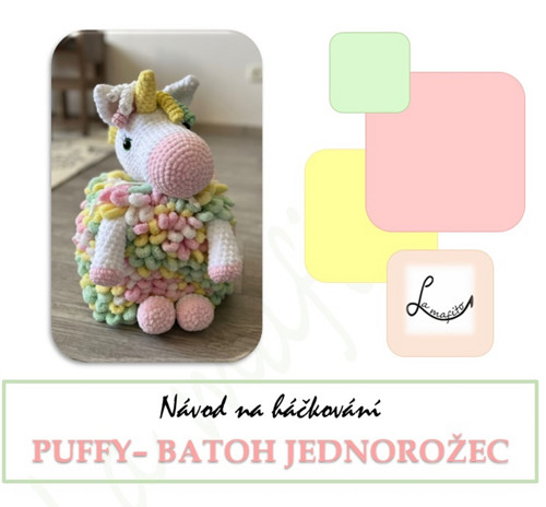 Puffy batoh jednorožec -návod-
