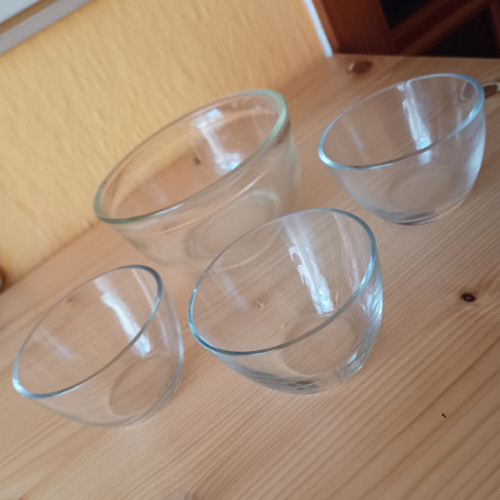 Retro skleněné misky — foto 1