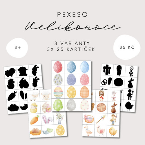 Pexeso - Velikonoce (PDF - tisk)