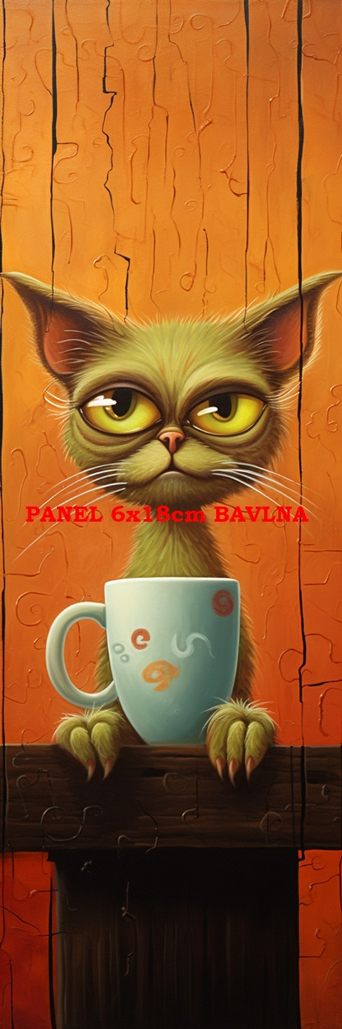 Bavlněný panel 6x18 cm - skladem — foto 1