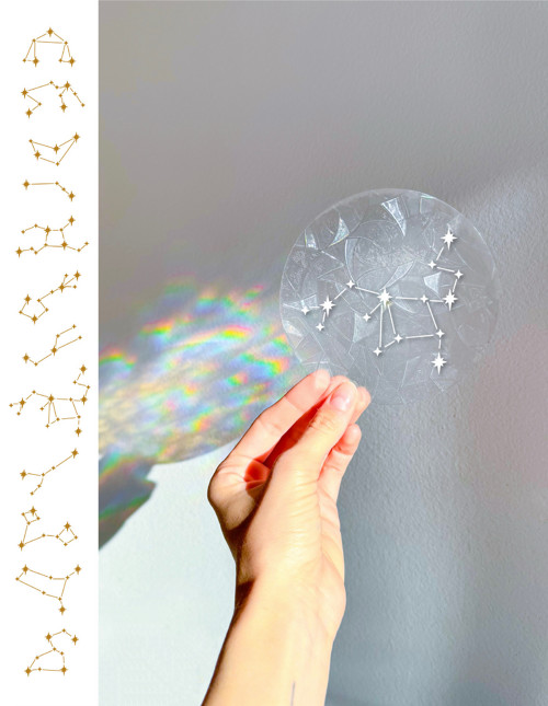 Lapač slunce suncatcher - znamení zvěrokruhu