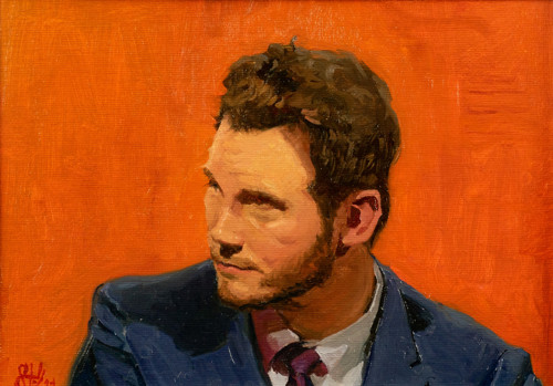 Ruční Olejomalba - Chriss Pratt