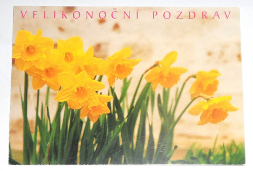 Nové velikonoční PŘÁNÍ, dvojlist, pozdrav
