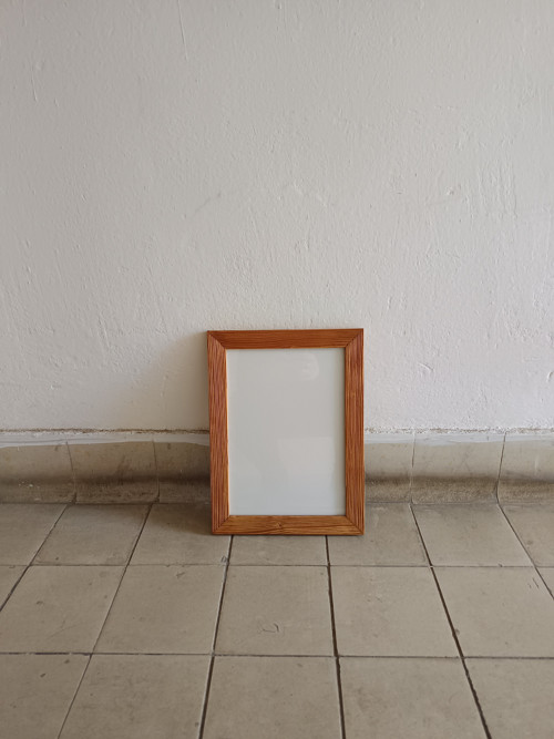 Dřevěný rámeček kartáčovaný formát A4