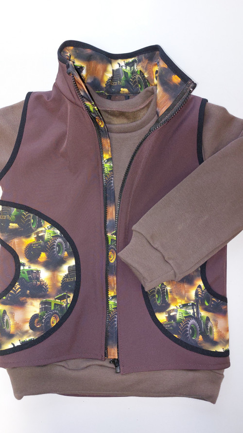 Dětská vesta, softshell v.122 — foto 1