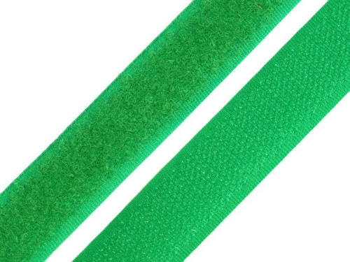 Suchý zip šíře 20 mm (20cm) - zelená světlá