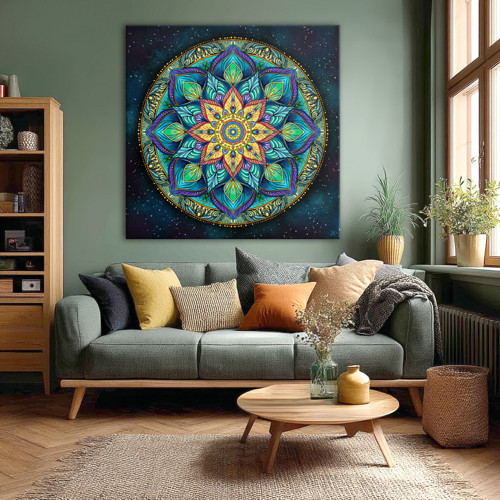 Mandala - obraz na platně 60x60 cm