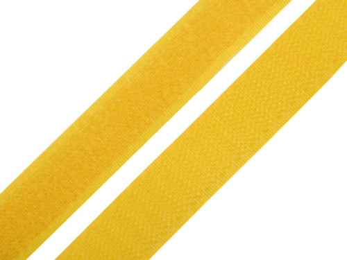 Suchý zip šíře 20 mm (20cm) - hořčicová