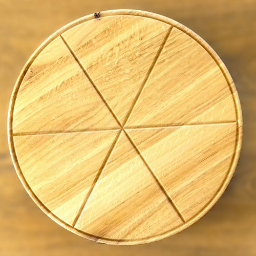 Dubový talíř na pizzu