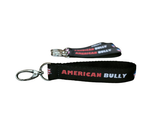 Klíčenka AMERICAN BULLY s karabinou, krátká