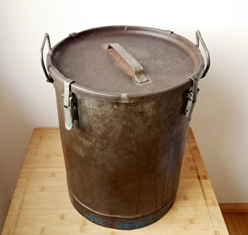 Pocínovaná velká bandaska 25l