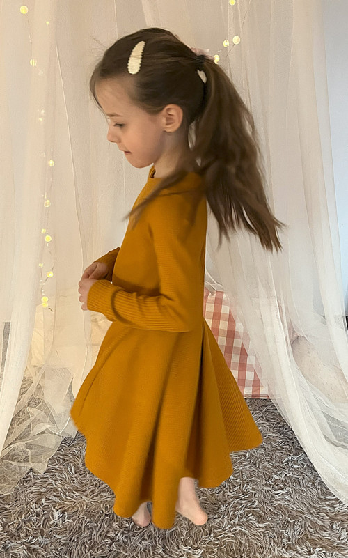 Vaflové šaty SOFIE - Podzimní listí — foto 1