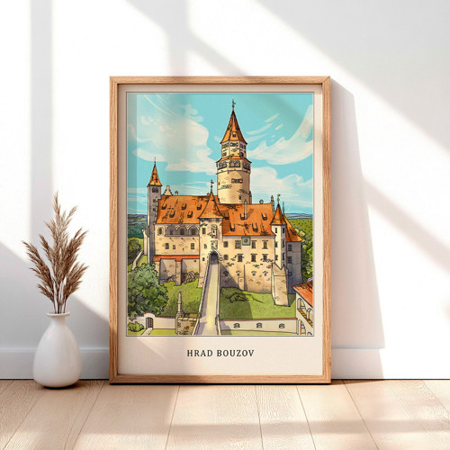 Obrázek A3. Hrad Bouzov