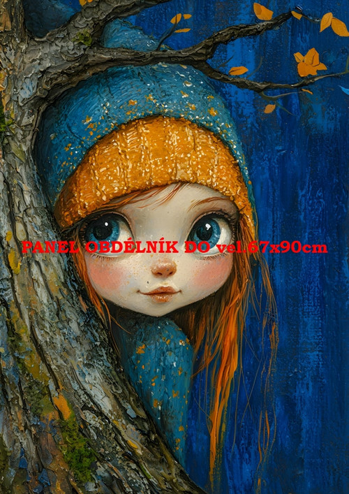 Bavlněný panel - varianty velikostí / 11x15 cm