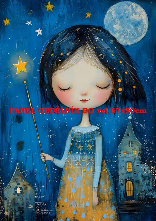 Bavlněný panel - varianty velikostí / 11x15 cm