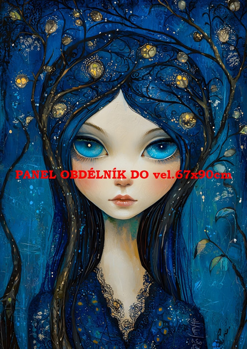 Bavlněný panel - varianty velikostí / 11x15 cm