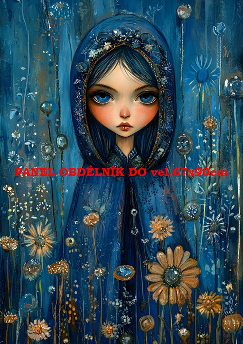 Bavlněný panel - varianty velikostí / 11x15 cm