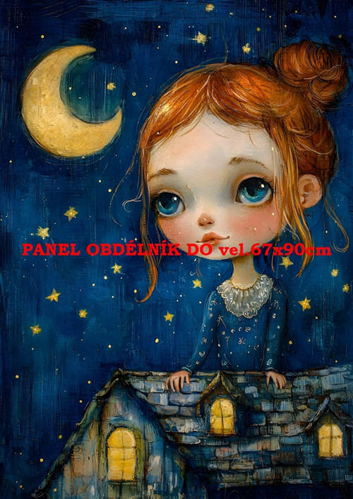Bavlněný panel - varianty velikostí / 11x15 cm