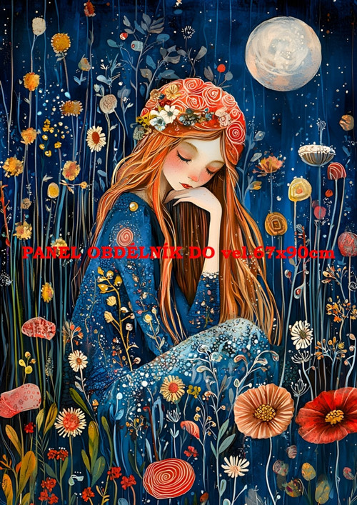 Bavlněný panel - varianty velikostí / 11x15 cm