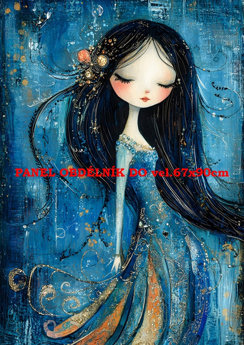 Bavlněný panel - varianty velikostí / 11x15 cm