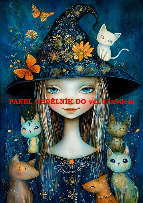 Bavlněný panel - varianty velikostí / 11x15 cm