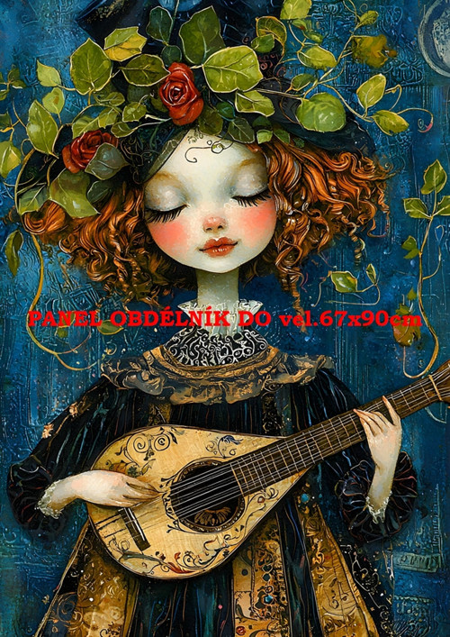 Bavlněný panel - varianty velikostí / 11x15 cm