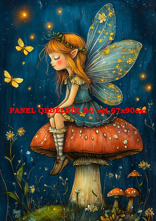 Bavlněný panel - varianty velikostí / 11x15 cm
