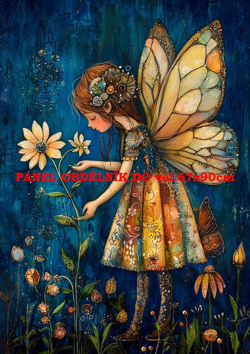 Bavlněný panel - varianty velikostí / 11x15 cm