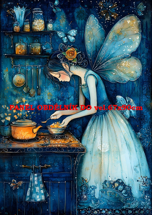Bavlněný panel - varianty velikostí / 11x15 cm