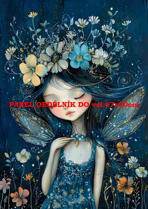 Bavlněný panel - varianty velikostí / 11x15 cm