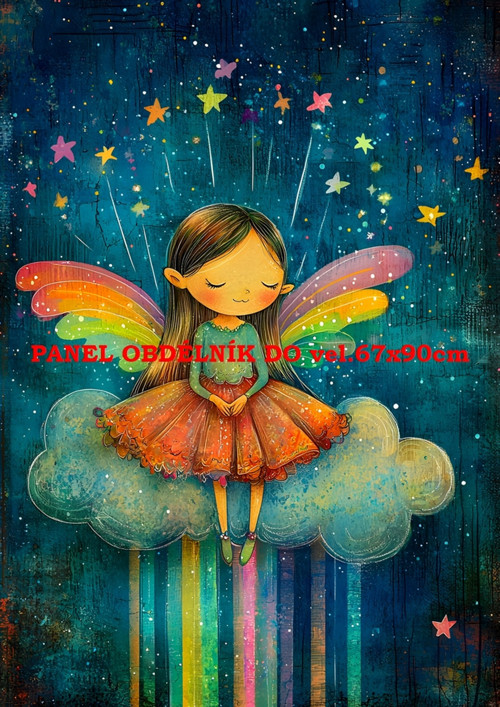 Bavlněný panel - varianty velikostí / 11x15 cm
