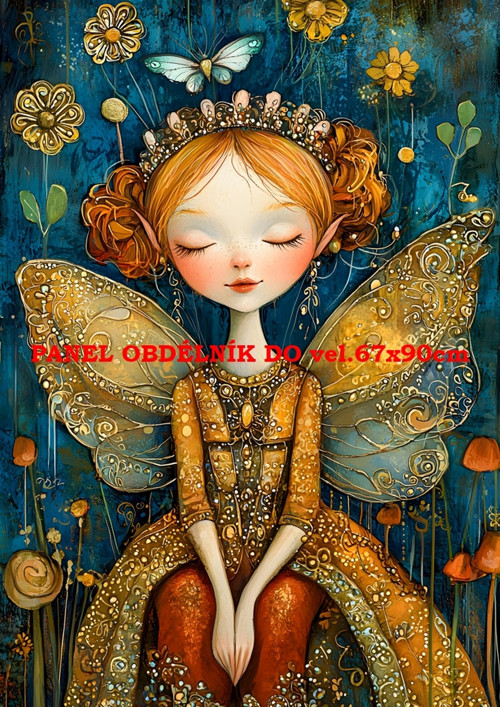 Bavlněný panel - varianty velikostí / 11x15 cm