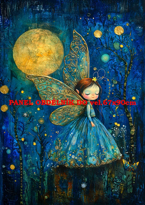 Bavlněný panel - varianty velikostí / 11x15 cm